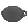 6 Pieces Starter Sets With Glass Lid Cast Iron Dosa Tawa - 30 Cm