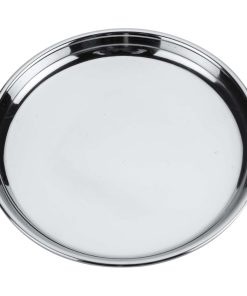 Stainless steel Buffet Plate 25 cm