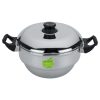 Euro Stainless Steel Idly Pot Classic-Cip 12 Pits Polished stainless steel idli steamer pot with detachable idli plates