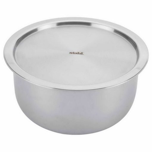 Stahl Stainless Steel Triply Artisan Tope With Lid - 24Cm Stainless Steel Triply Artisan Tope With Lid - 24Cm