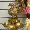 Brass Kerela Kuthu Diya Vilakku 55 Cm