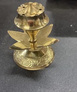 Brass Pathi Stand Lotus - 1