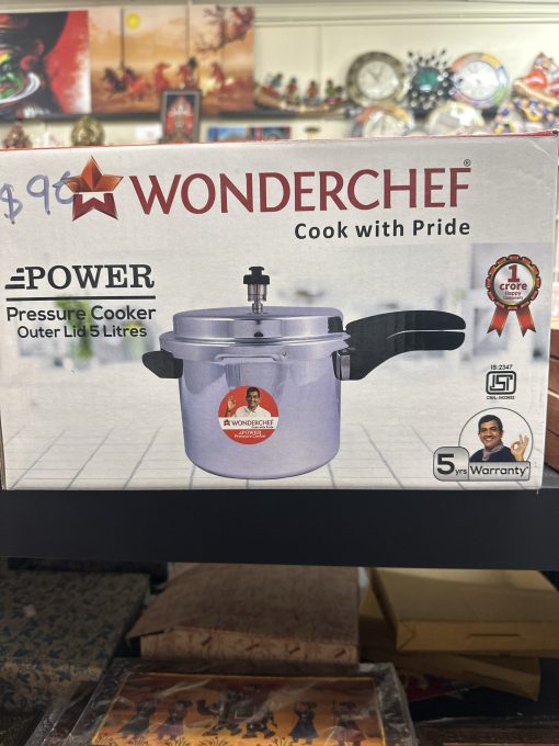 Wonder chef aluminium 5L pressure cooker