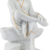 White Sai Baba Murti For Pooja Statue Gift Idol 3.5 Inch