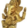 Brass Statue Of Lord Ganesha Ganpati