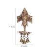 Brass Ganesha Wall Hanging Diya With Bells Brass Ganesha Wall Hanging Diya With Bells