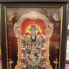 A4 size Thirupati Balaji Framed Synthetic Wood Uv Art Painting (25x32 Cm) A4 size Thirupati Balaji Framed Synthetic Wood Uv Art Painting (25x32 Cm)