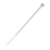 Acrylic Crystal Plastic Strings Bead Hanging Curtain (Set Of 10) - White