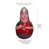 Traditional Tanjore Thalaiyatti Doll-9Inch(pair) Traditional Tanjore Thalaiyatti Doll-9Inch(Red)