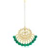 Trendy Kundan Gold Plated Wedding Jewellery Choker Necklace Set For Women Trendy Kundan Gold Plated Wedding Jewellery Choker Necklace Set For Women