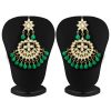 Trendy Kundan Gold Plated Wedding Jewellery Choker Necklace Set For Women Trendy Kundan Gold Plated Wedding Jewellery Choker Necklace Set For Women