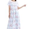 Women'S Cotton Nighty (Multi-Coloured Free Size) WomenS Cotton Handlooms Nighty Free Size
