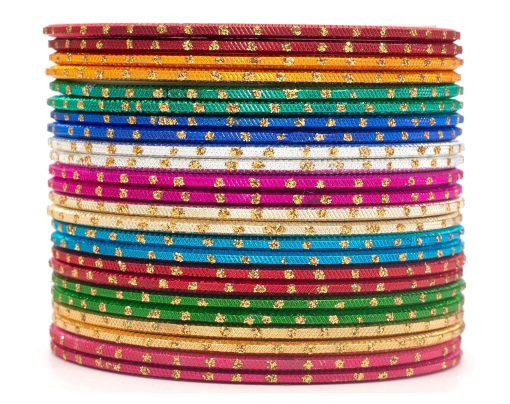 Metal Bangle/Churi Set, in Multicolor large/extra large, Bangles set for Women/Girls
