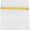 Men'S Cotton Dhoti Single (White Free Size) Ramraj Men''S Cotton Dhoti (White Free Size)