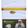Men'S Cotton Dhoti Single (White Free Size) Cotton Mens Panjakejam 9X5 Unbleached Dhoti + Towel Set