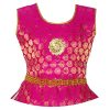 Girls'' Readymade Kerela Pattu Pavadai Silk Set