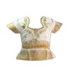 Girls Traditional Pattu Pavadai With Waist Belt -Kerela Gold Pattu