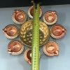 Decorative Beautiful Handcrafted Round Leaf Border Designer Uruli 30 Cm