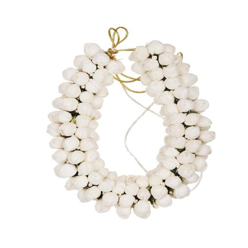 Hair Bun Mogra Artificial Jasmine Bud Flower Gajra For Women