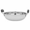 Ss Banali Flat Kadai With Handle 2.5L No.5