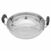 Ss Banali Flat Kadai With Handle 2.5L No.5