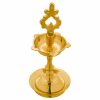 Brass Kuthu Vizhakku Ariyakudi No.1 Divine Shadow Ganesh Tealight Candle Holder Return Gift