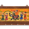 Wooden Rajastani Art Work 6 Hook Hanging Key Holder