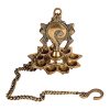 Brass Hanging Shangu Chakra Diya With 9 Slots