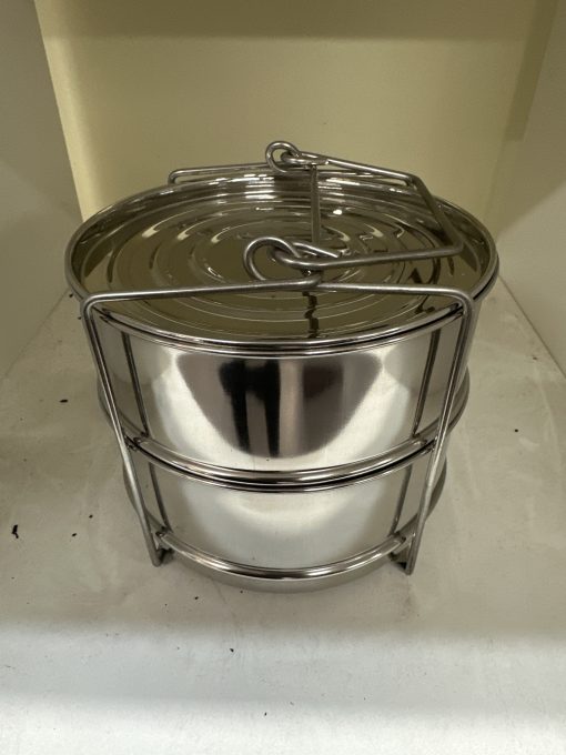 Stainless Pressure Cooker Steamer triple Layer Stainless Pressure Cooker Steamer Double Layer - Prestige
