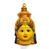 Generic Aluminium Varalakshmi Gowri Face (Yellow)