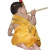 Baby Krishna Brocade Fabric Janmashtami Costume (0-2 Years)