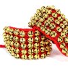 Brass Ghungroo Pair Indian Classical Dance Accessory 5 Line Brass Ghungroo/Salangai Pair Indian Classical Dance Accessory 3 Line