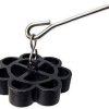 Stainless Steel Non Stick Rose Cookie Maker Achu Murukku Mold Achappam Maker (Black) - Pack Of 1 Stainless Steel Non Stick Rose Cookie Maker Achu Murukku Mold Achappam Maker (Black) - Pack Of 1