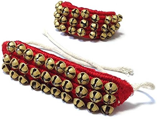 Brass Ghungroo/Salangai Pair Indian Classical Dance Accessory 3 Line Brass Ghungroo/Salangai Pair Indian Classical Dance Accessory 3 Line