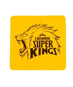 Chennai Super Kings Logo Car Sticker - Yellow