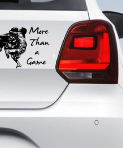 Jallikattu More Than A Game Car Bumper Sticker Decal Black (Pvc Vinyl)