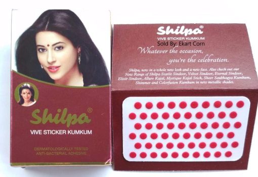 Sticker Pottu Bindi Red Size-6 (Pack Of 15 Sheets) Sticker Pottu Bindi Red Size-6 (Pack Of 15 Sheets)