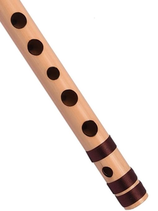 Others Premium C Natural Right Handed Bamboo Flute 7 Hole Suitable For Beginners – Medium Size ChennaiStore