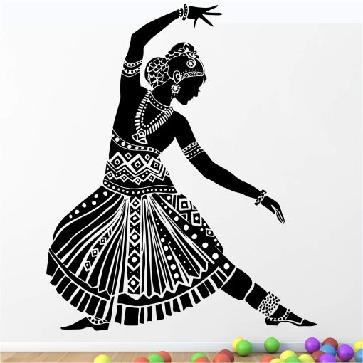 Beautiful Indian Classical Dancer Bharatanatyam Wall Sticker Vinyl 100 X 80 Cm Beautiful Indian Classical Dancer Bharatanatyam Wall Sticker Vinyl 100 X 80 Cm