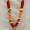 Multicolour Flowers Garland Maalai - Small (30Cm)