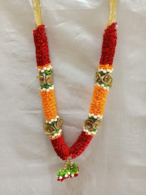 Multicolour Flowers Garland Maalai - Small (30Cm)