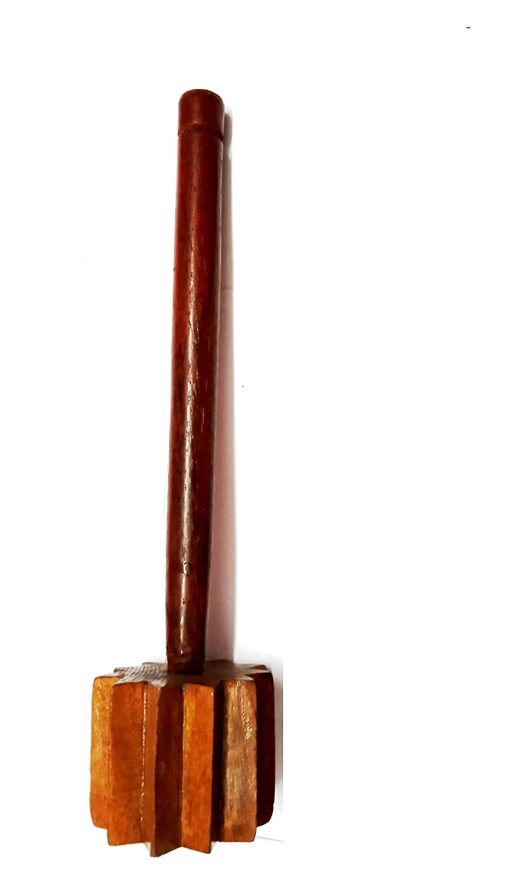 Traditional Wooden Star Hand Masher/Parapu Mathu/Dal Masher/Lassi Ghotni/Butter Milk Maker