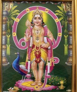 Lord Murugan Kartikeya Swamy photo frame 8 x 12 inches