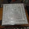 Wooden Decorative Pooja Chowki / Patla / Palagai Bajot Stool For Home And Pooja Room - 10 inch Wooden Decorative Pooja Chowki / Patla / Palagai Bajot Stool For Home And Pooja Room