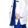 Boys Festive Sherwani/Kurta And Pyjama Set Blue Boys Festive Sherwani/Kurta And Pyjama Set Blue