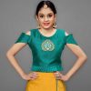 Girls Embroidered Lehenga Choli Ethnic Wear Green Girls Embroidered Lehenga Choli Ethnic Wear Green