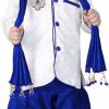 Boys Festive Sherwani/Kurta And Pyjama Set Blue Boys Festive Sherwani/Kurta And Pyjama Set Blue