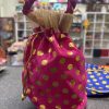 Potli Bag With Golden Dots (Assorted) - Pack Of 1 Potli Bag With Golden Dots (Assorted) - Pack Of 1