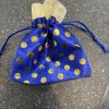 Small Potli Bag With Golden Dots (Assorted) - Pack Of 1 Copy Small Potli Bag With Golden Dots (Assorted) - Pack Of 1 Copy