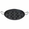 Iron Paniyaram/ Ponganalu Pan 7 Kuzhi Ss Handle Pre Seasoned Cast Iron Kadai 3.5L